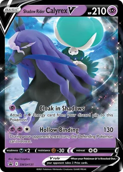 SWSH Black Star Promos Shadow Rider Calyrex V Pokémon card